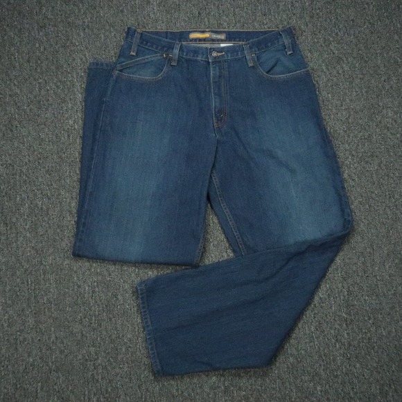 VINTAGE Levis Jeans Mens 35x34 Blue‎ SilverTab Baggy Loose Skater Y2K 90S